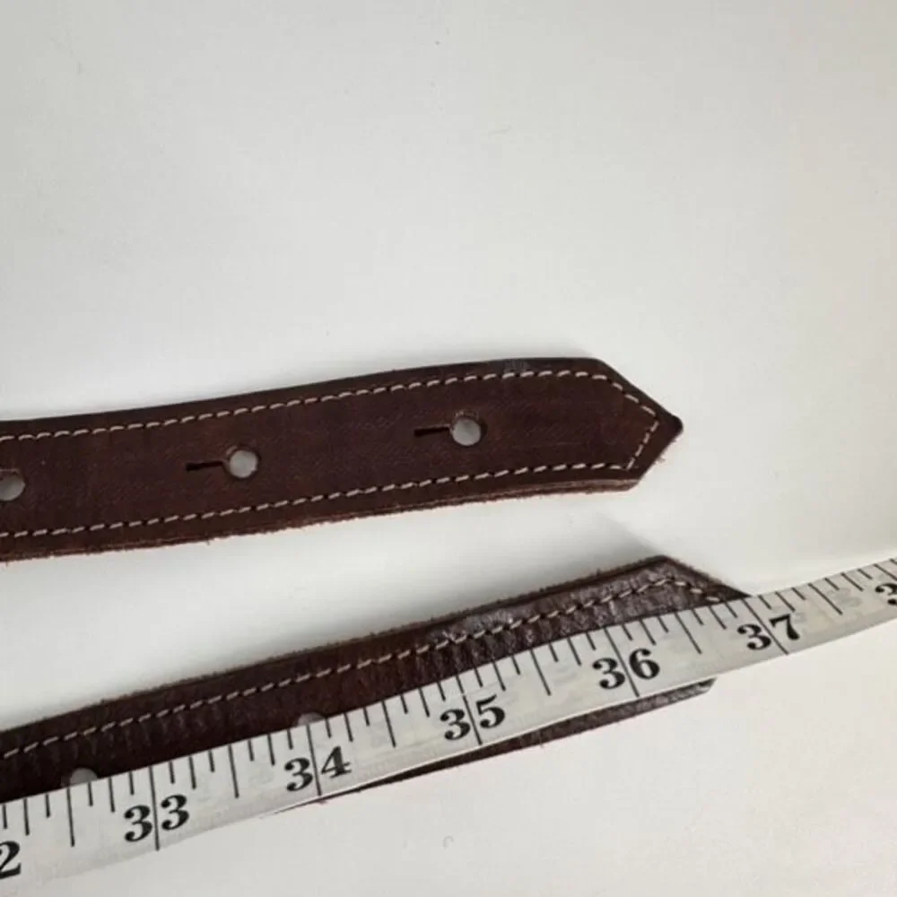 NWT Motif 56 Women's Wide Genuine Leather‎ Belt Chocolate Size Large